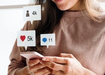 phone messages and likes and friend request notifications