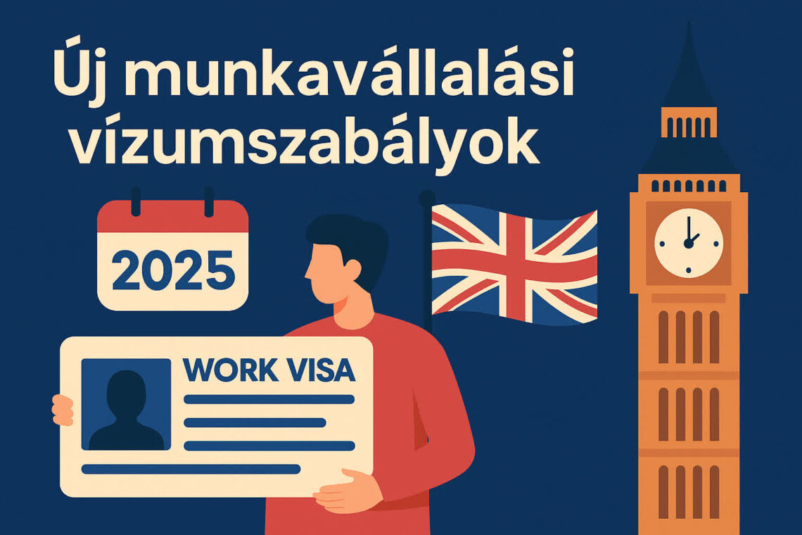 Minden, amit tudnod kell a 2025 júniusától életbe lépő új brit munkavállalási vízumszabályokról