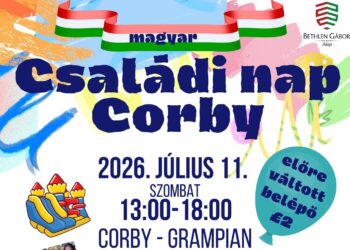 Magyar Családi Nap Corbyban 2026 júliusában – élő zene, magyar ételek és közösségi programok