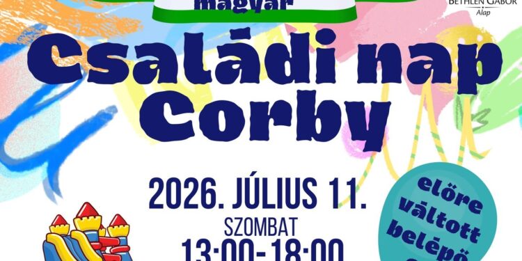 Magyar Családi Nap Corbyban 2026 júliusában – élő zene, magyar ételek és közösségi programok