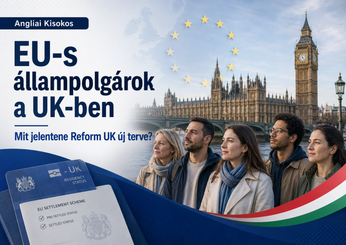 EU-s állampolgárok a UK-ben: mit jelentene Reform UK új terve az itt élő magyaroknak?