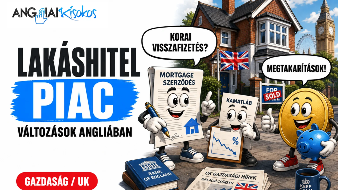 lakáshitel korai visszafizetés - Brit lakáshitelpiac változásai