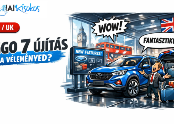Chery Tiggo 7 - Chery Tiggo 7 frissítés Angliában