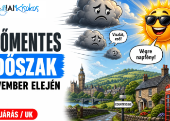 angol időjárás előrejelzés - Esőmentes időszak Angliában