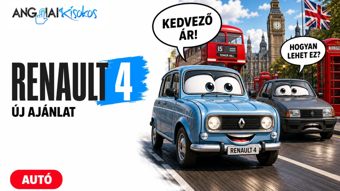 Renault 4 ajánlat - Renault 4 új ajánlat Britanniában
